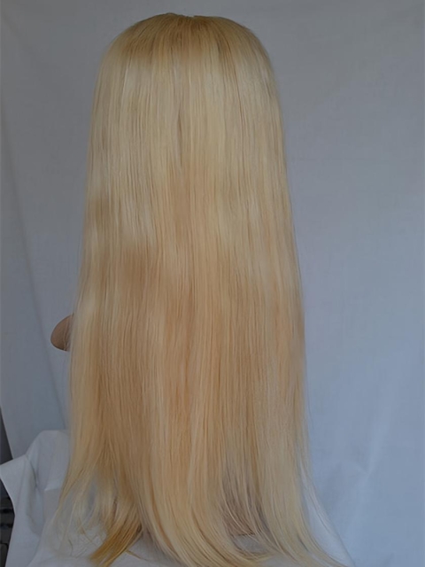 20'' Straight Cosy Blonde Lace Front Long U Part  Remy Hair Wig Women Wigs