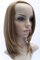 Tempting Shoulder Length Capless Auburn Straight Long Synthetic Kids Wigs