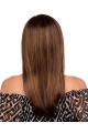 20'' Fabulous Synthetic Monofilament Lace Front Brown Layered Straight Wothout Bangs Long Women Wigs