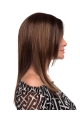 20'' Fabulous Synthetic Monofilament Lace Front Brown Layered Straight Wothout Bangs Long Women Wigs