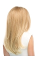 18'' Glamorous Layered Blonde Monofilament Lace Front Remy Human Hair Long Women Wigs