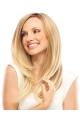 18'' Glamorous Layered Blonde Monofilament Lace Front Remy Human Hair Long Women Wigs