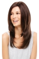 16'' Straight Without Bangs Cosy Auburn Lace Front Synthetic Long Women Wigs