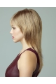 Elegant Layered Synthetic Capless Blonde Straight With Bangs Long Women Wigs