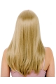 24'' Designed Blonde Layered Monofilament 100% Hand-Tied Remy Human Hair Long Women Wigs