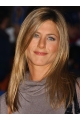 New Blonde Straight Without Bangs 100% Hand-Tied Monofilament Long Synthetic Women Jennifer Aniston Wigs