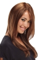 Monofilament Lace Front Straight Without Bangs Synthetic Sleek Long Women Wigs