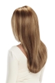 Monofilament Lace Front Straight Without Bangs Synthetic Sleek Long Women Wigs