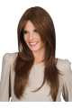 20'' Brown Layered Straight Capless Synthetic Great Long Synthetic Women Wigs