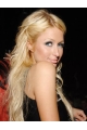 Stylish Blonde Straight 100% Hand-Tied Monofilament  Long Synthetic Women Paris Hilton Wigs