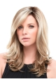 Wavy 16" Blonde Layered Monofilament Lace Front Synthetic Long Women Wigs