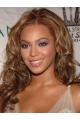 16'' Sassy Auburn Wavy Without Bangs Lace Front Long Human Hair Beyonce Women Wigs