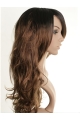 24'' Nice Brown Wavy Capless Long Synthetic Women Celebrity Wigs