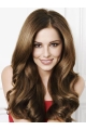 20'' Nice Brown Wavy Without Bangs Capless Long Synthetic Cheryl Cole Women Wigs