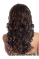 Brown Wavy Long Human Hair Lace Front Wigs