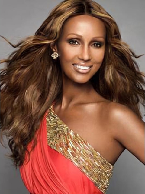 Iman Elegante Wavy Style Human Wigs