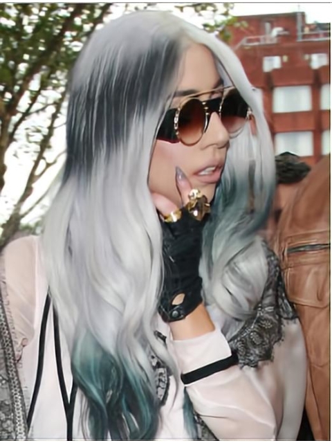 Fantastic Long Wavy Amazing Grey Wigs