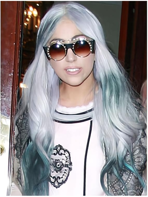 Fantastic Long Wavy Amazing Grey Wigs