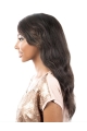 Soft Brown Wavy Long African American Wigs