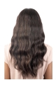 Soft Brown Wavy Long African American Wigs