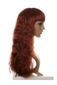 Traditiona Synthetic Red Wavy Long Wigs