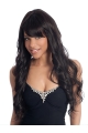 Flexibility Black Wavy Long African American Wigs