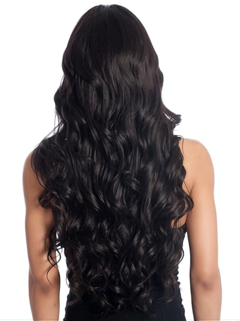 Flexibility Black Wavy Long African American Wigs