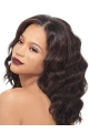 Shining Auburn Wavy Indian Remy Hair Long Wigs