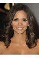 Halle Berry Expertly Designed Long Layered Wavy Full Lace Human Hair Wig 16 Inches