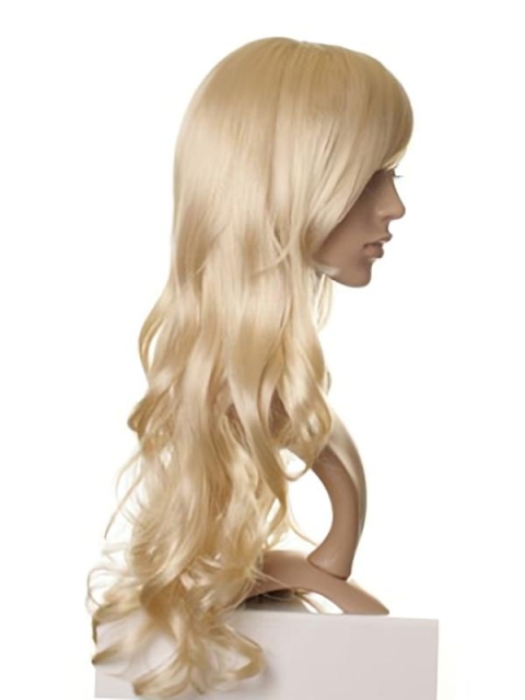 Durable Blonde Wavy Long Celebrity Wigs