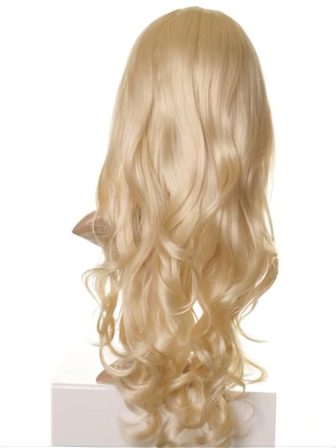 Durable Blonde Wavy Long Celebrity Wigs