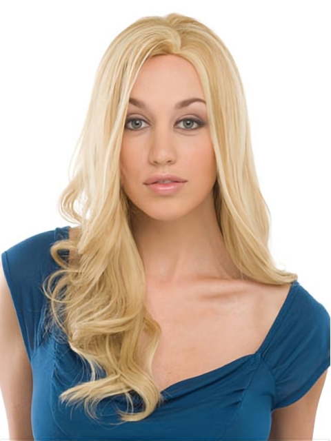 Cosy Blonde Wavy Long Celebrity Wigs