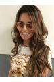 Beautiful Long Wavy Brown Layered Cheryl Cole Inspired Wigs