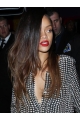 Rihanna Super Long Free Layered Full Waves Lace Human Hair Wig 24 Inches