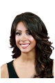 Natural Black Wavy Synthetic Long Wigs