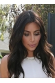 Kim Kardashian Long Natural Wave 100%b Human Hair Lace Wig 20 Inches