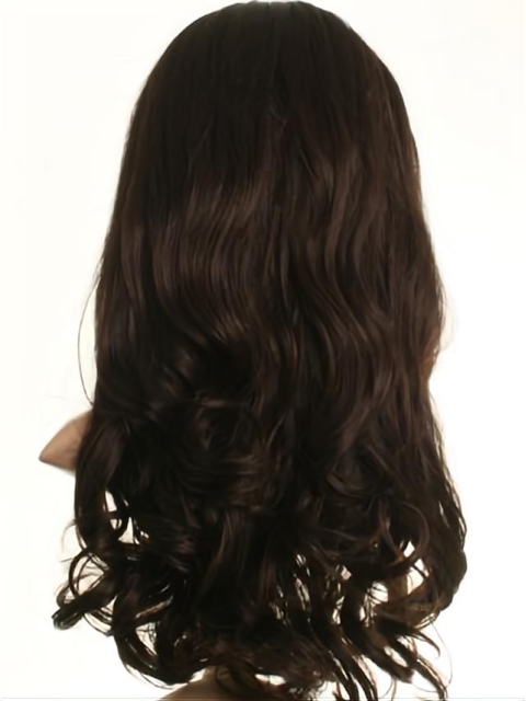 Stylish Brown Wavy Long Celebrity Wigs