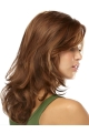 No-fuss Brown Wavy Long Synthetic Wigs