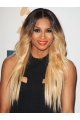 Long Wavy Full Lace Wigs 22" Ombre Color