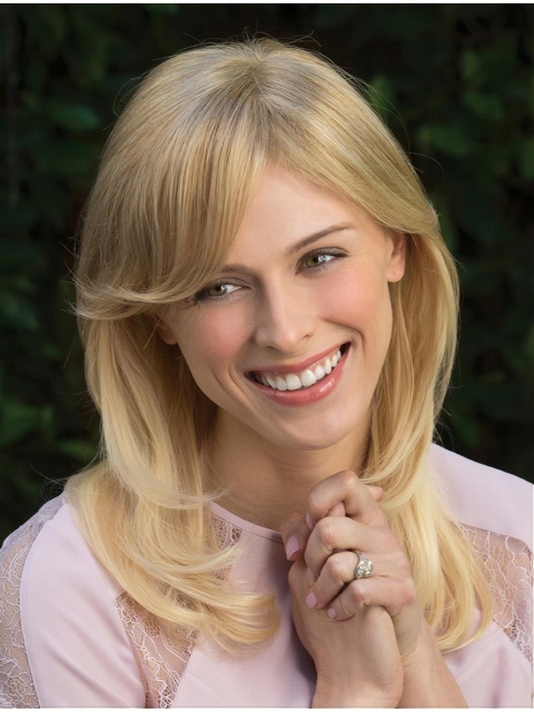 Beautiful Long Wavy Blonde With Bangs So Great Wigs