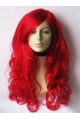 Elegent Long Wavy Beautiful Red Synthetic Wigs