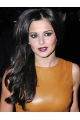 Fantastic Long Wavy Black Without Bangs Cheryl Cole Inspired Wigs