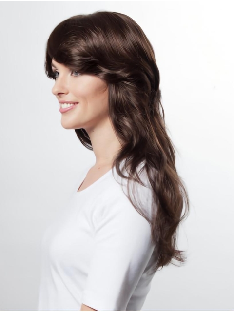 Auburn Layered Wavy Cool Long Wigs