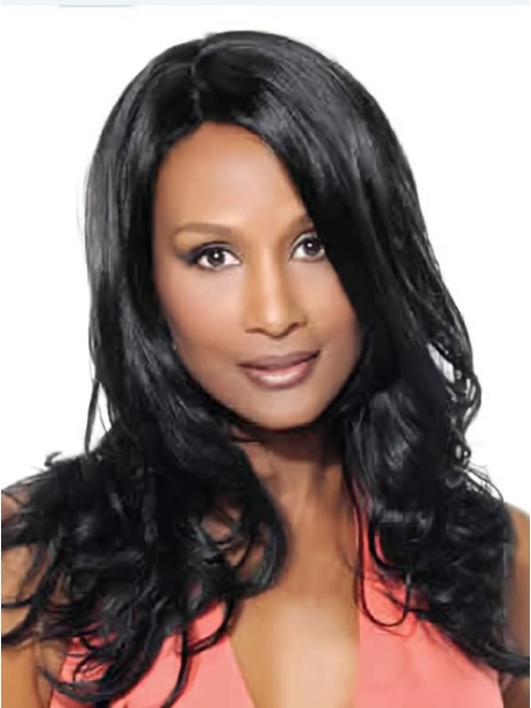 Native Grace Beverly Johnson Long Wavy Human Hair Wigs