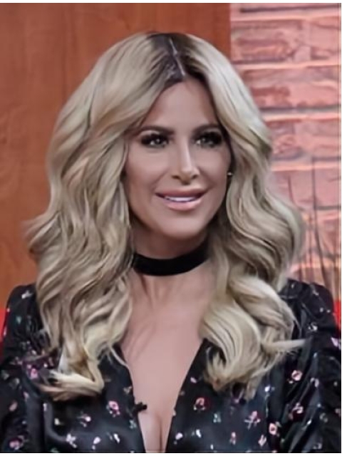 Synthetic Blonde 16" Lace Front Kim Zolciak Wigs