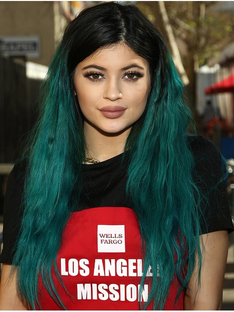 Ombre 22" Lace Front Kylie Jenner Wigs