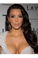 Trendy Wavy Long Black Kim Kardashian Hair