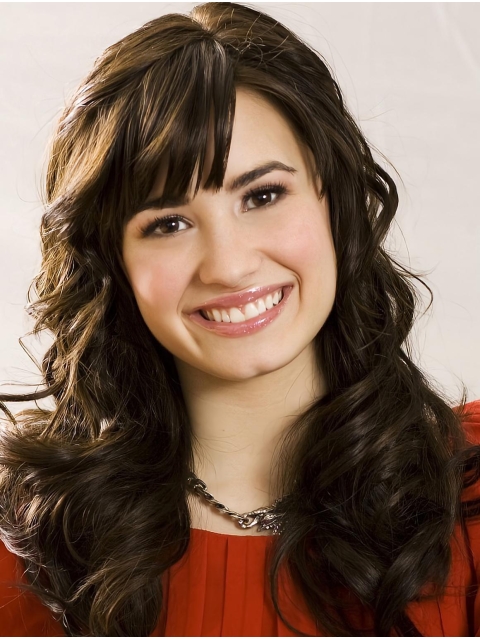 Curly Brown Demi Lovato Wigs