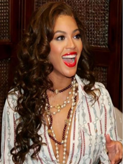 Perfect Auburn Curly Long Beyonce Wigs