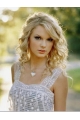 New Design Long Curly Blonde With Bangs Taylor Swift Inspired Wigs